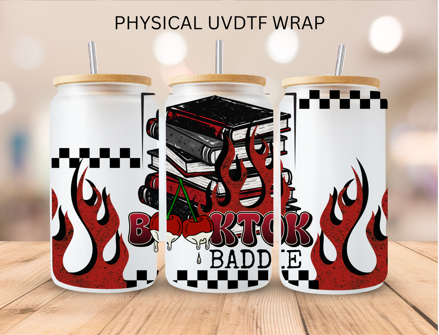 Booktok Baddie - 16 oz / 20 oz Libby UV DTF