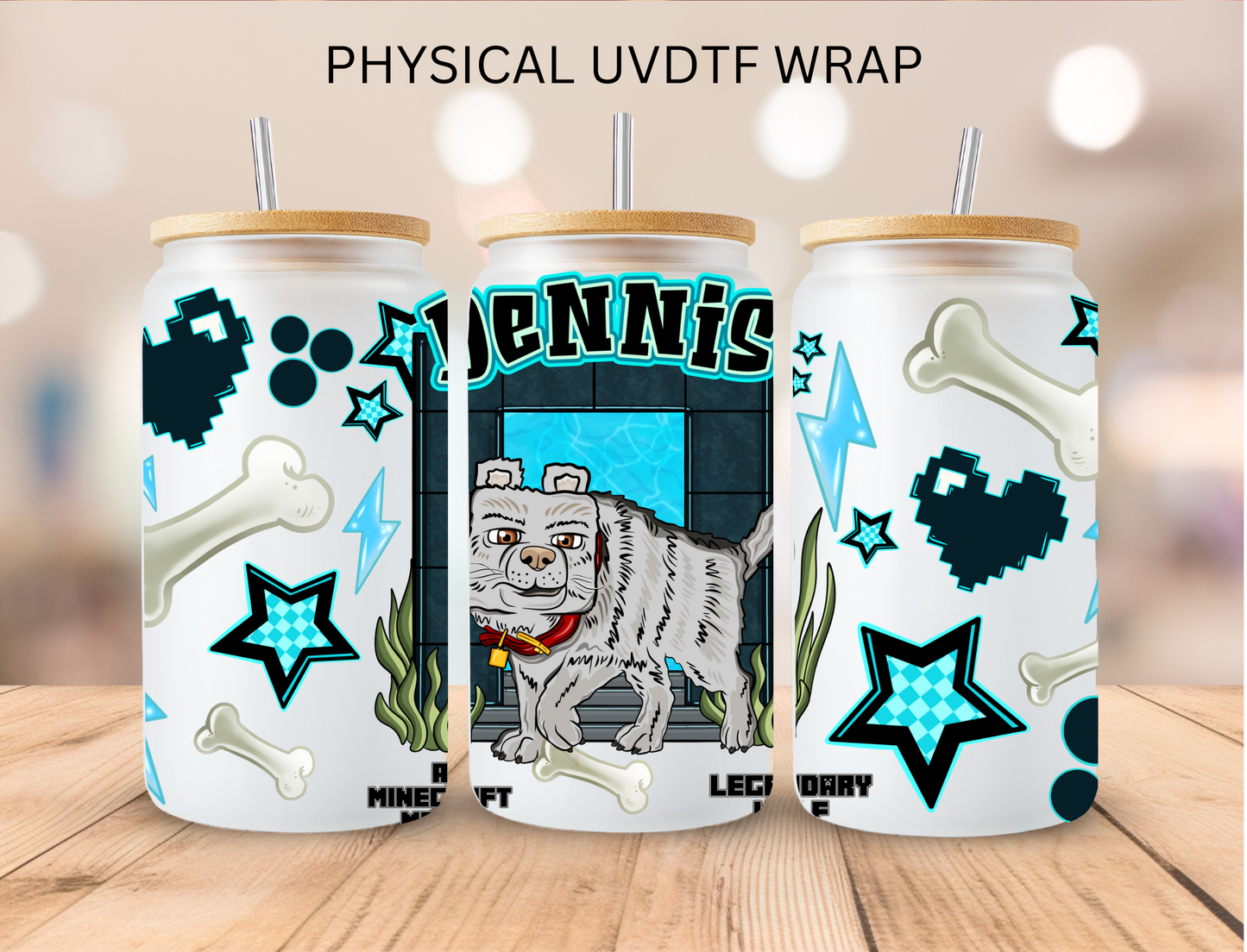 Dennis Dog - 16 oz / 20 oz Libby UV DTF