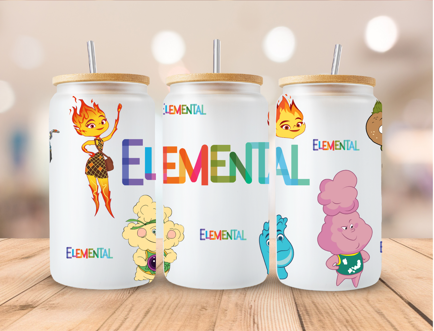 Elemental - 16 oz / 20 oz Libby UV DTF Wrap