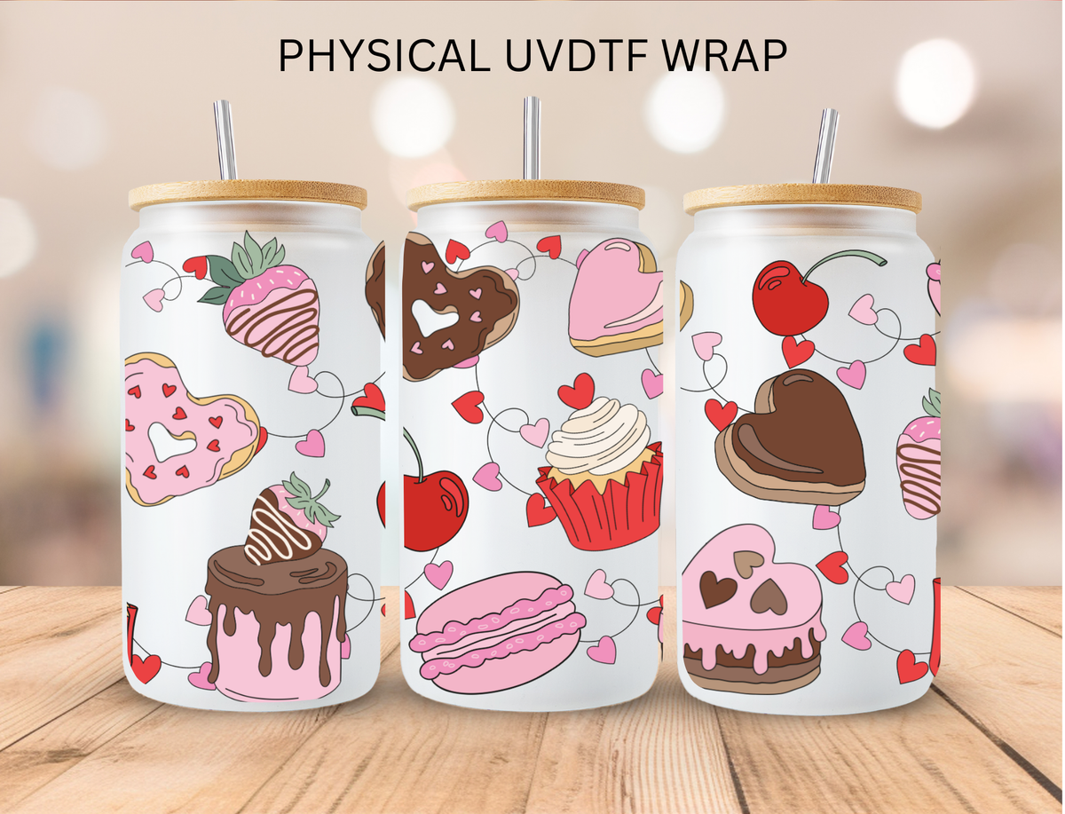 Valentines Desserts - 16 oz / 20 oz Libby UV DTF