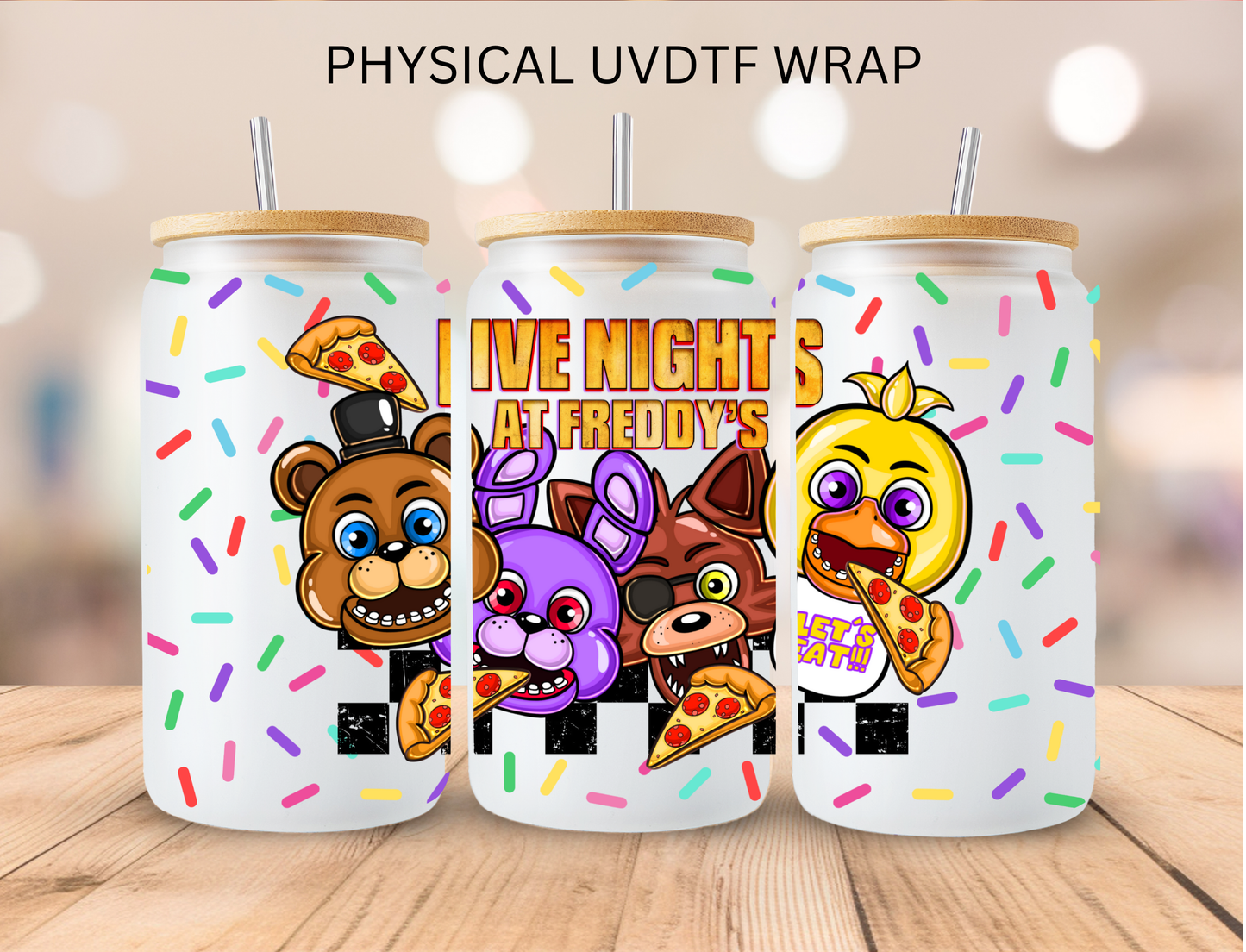 Five Nights at Freddy - 16 oz / 20 oz Libby UV DTF