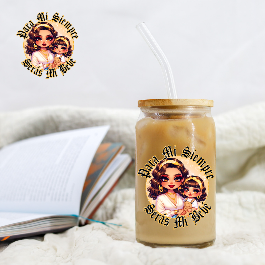 Chicano Orange Series Mi Bebe- UV DTF Libby Decal