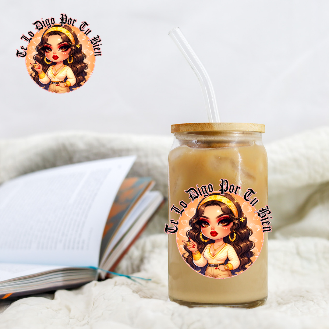 Chicano Graduation Light Orange - UV DTF Libby Decal