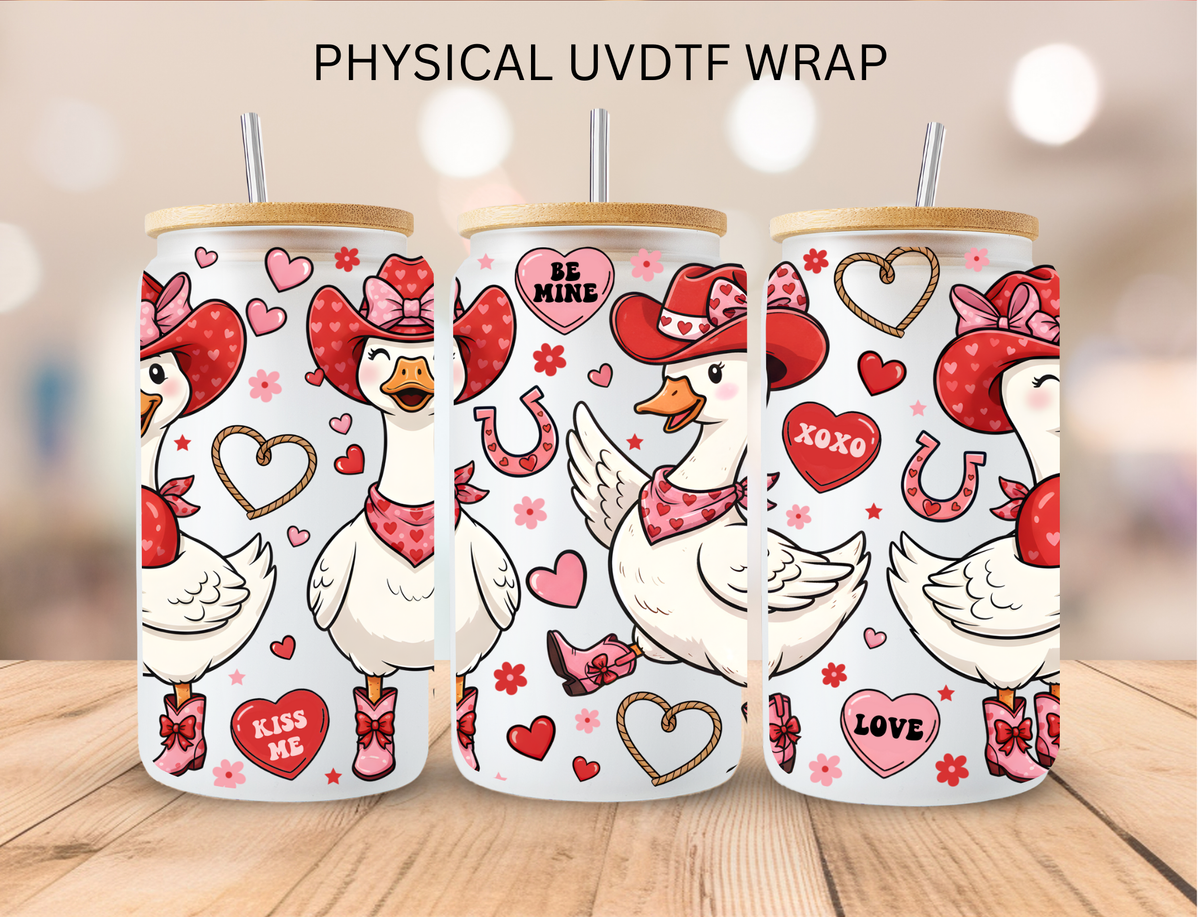 Valentines Goose - 16 oz / 20 oz Libby UV DTF