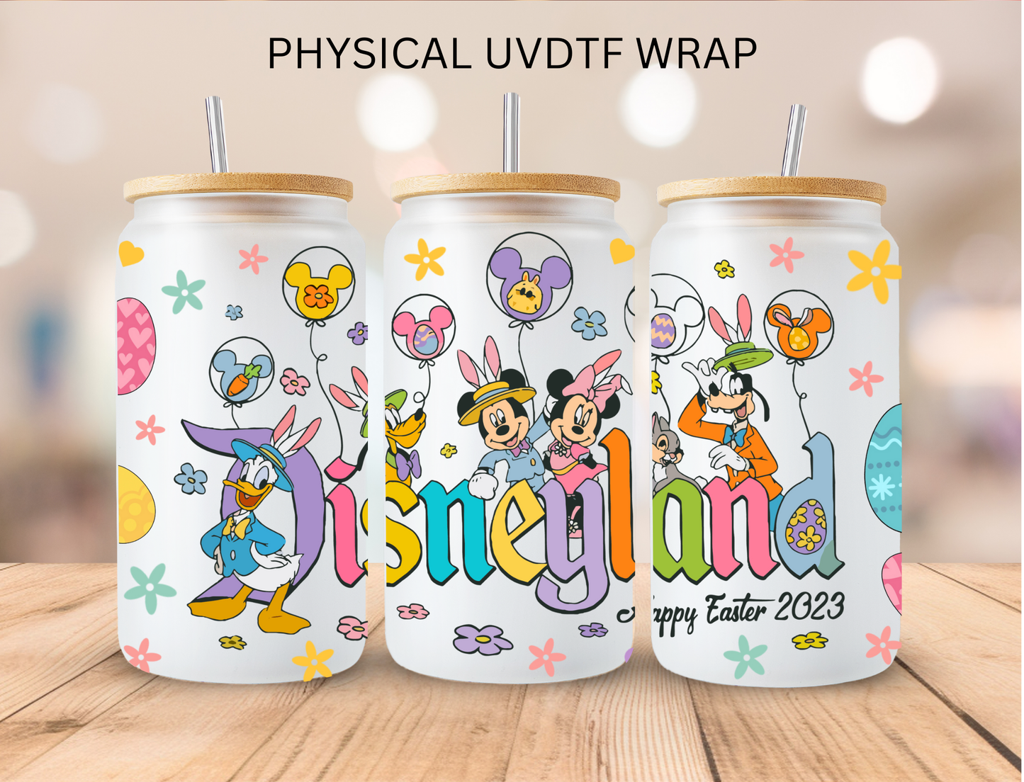 Mouse Friends Easter - 16 oz / 20 oz Libby UV DTF