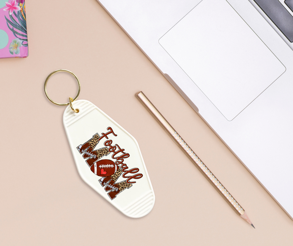 Football Mom - UVDTF Motel Keychain Set Of 6