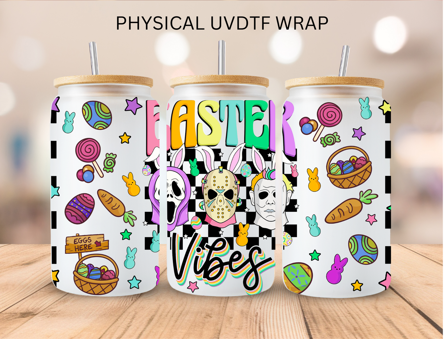 Horror Easter Crew - 16 oz / 20 oz Libby UV DTF