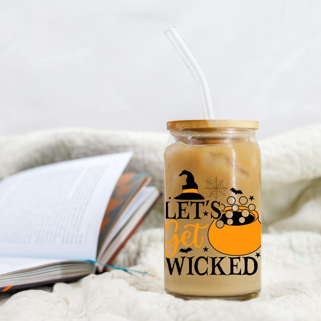 Halloween Let's Get Wickked - UVDTF decals