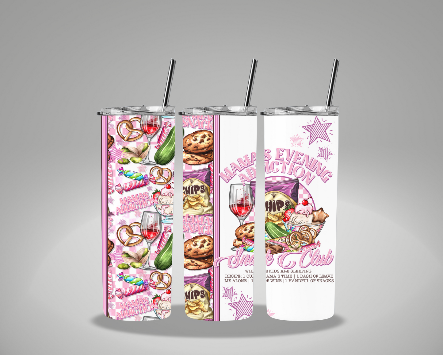 Mama's Evening Adiction - 20oz Skinny Tumbler Wrap AGCM EXCLUSIVE