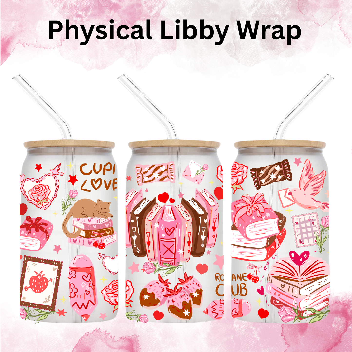 Valentines Romance Club - 16 oz / 20 oz Libby UV DTF
