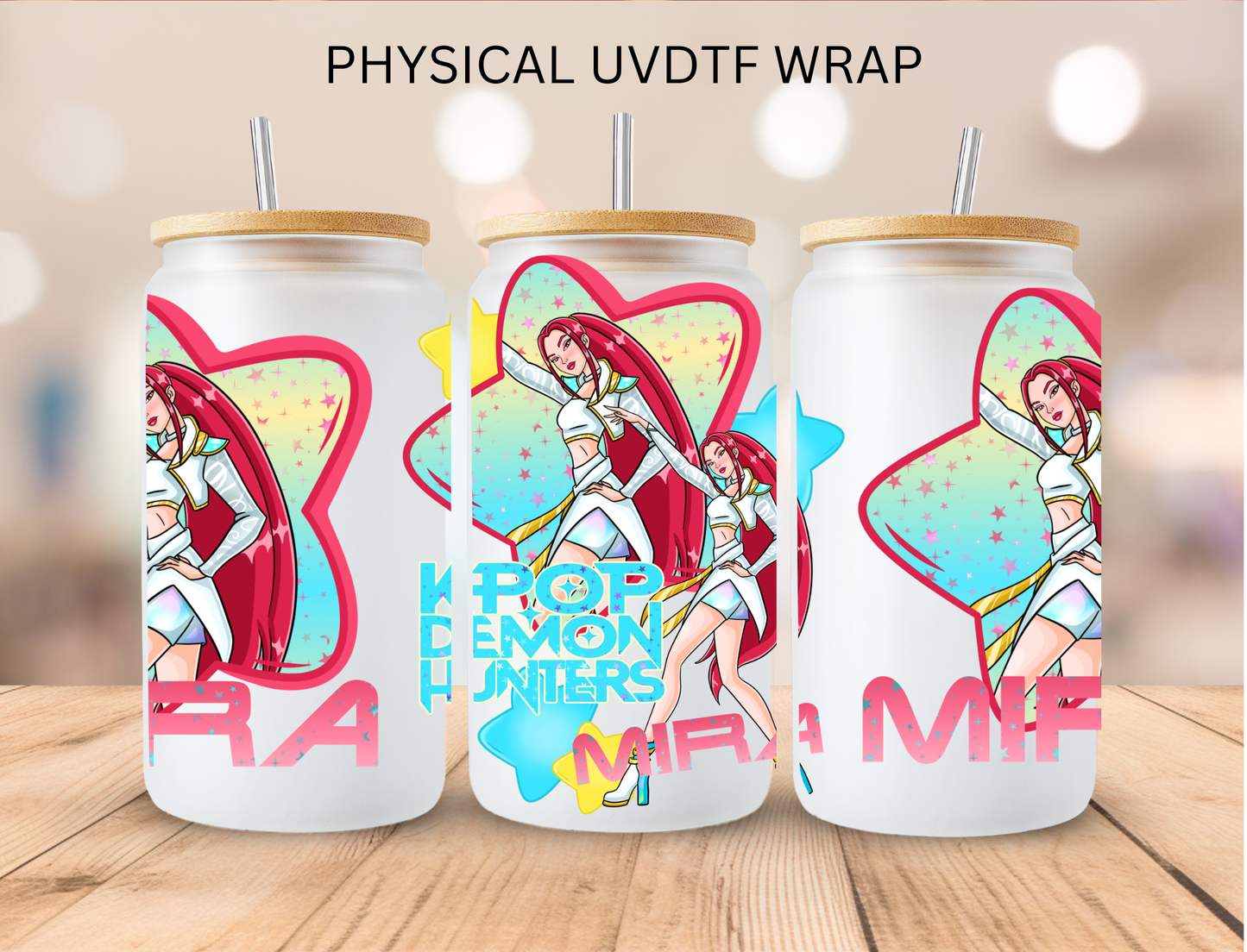 K Pop Mira - 16 oz / 20 oz Libby UV DTF