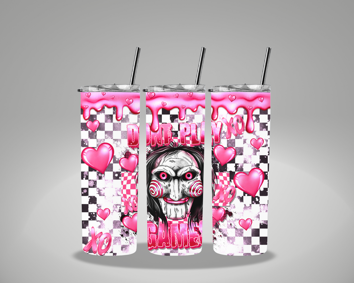 Dont Play Games - 20oz Skinny Tumbler Wrap AGCM EXCLUSIVE