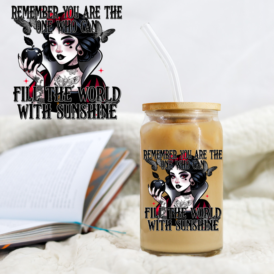 Bad Girl's Collection Snow Princess Fill The World With Sunshine - UV DTF Libby Decal CSTAGE EXCLUSIVE