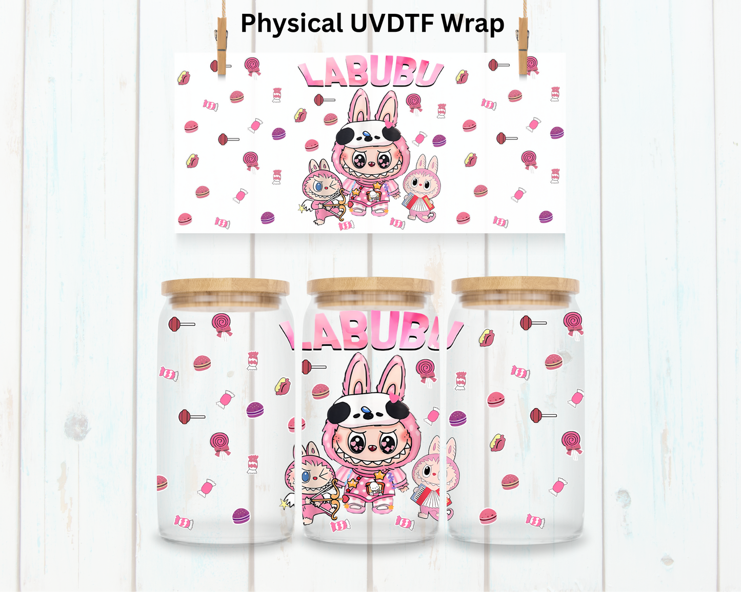 Snacks LaBu Bear - 16 oz / 20 oz Libby UV DTF