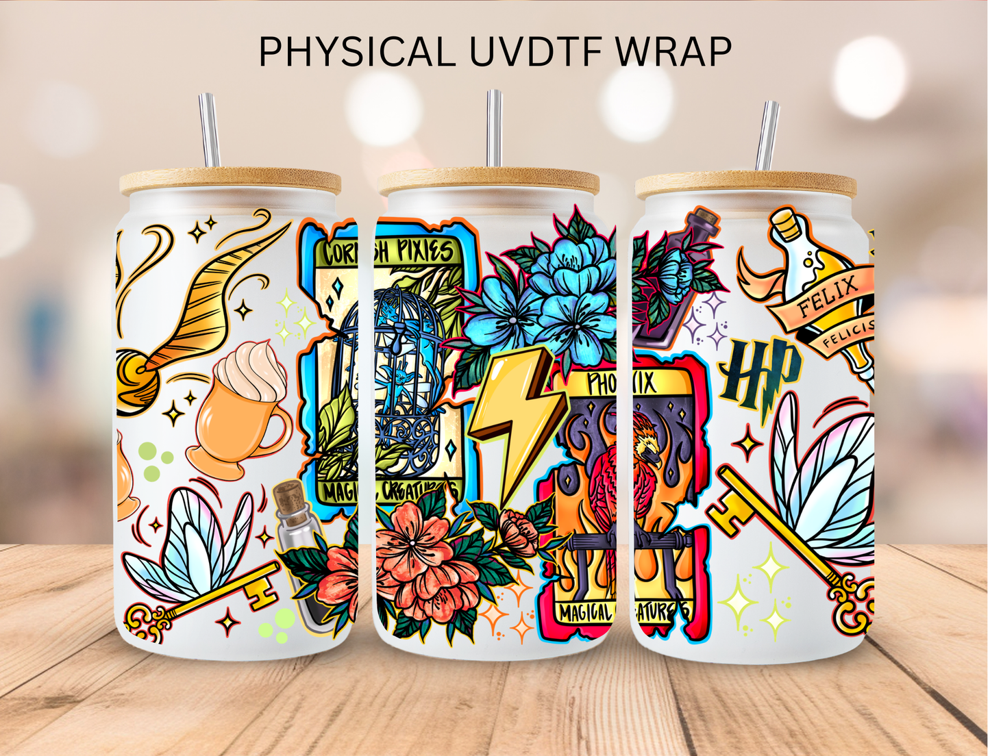 HP Wizard Bolt - 16 oz / 20 oz Libby UV DTF