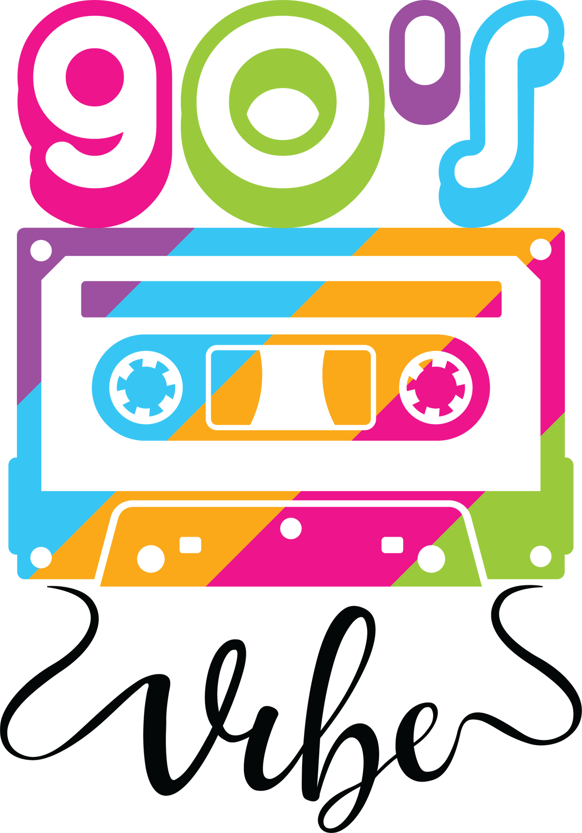90's Vibe Cassette Tape - UVDTF decals