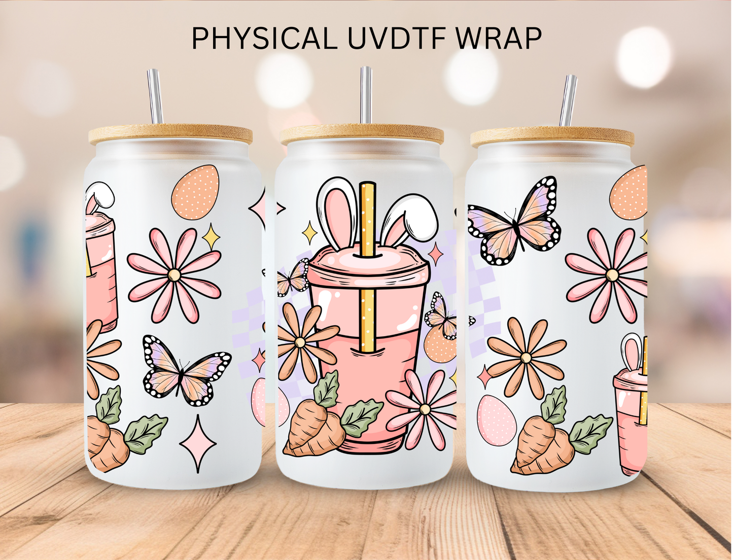 Easter Drink - 16 oz / 20 oz Libby UV DTF