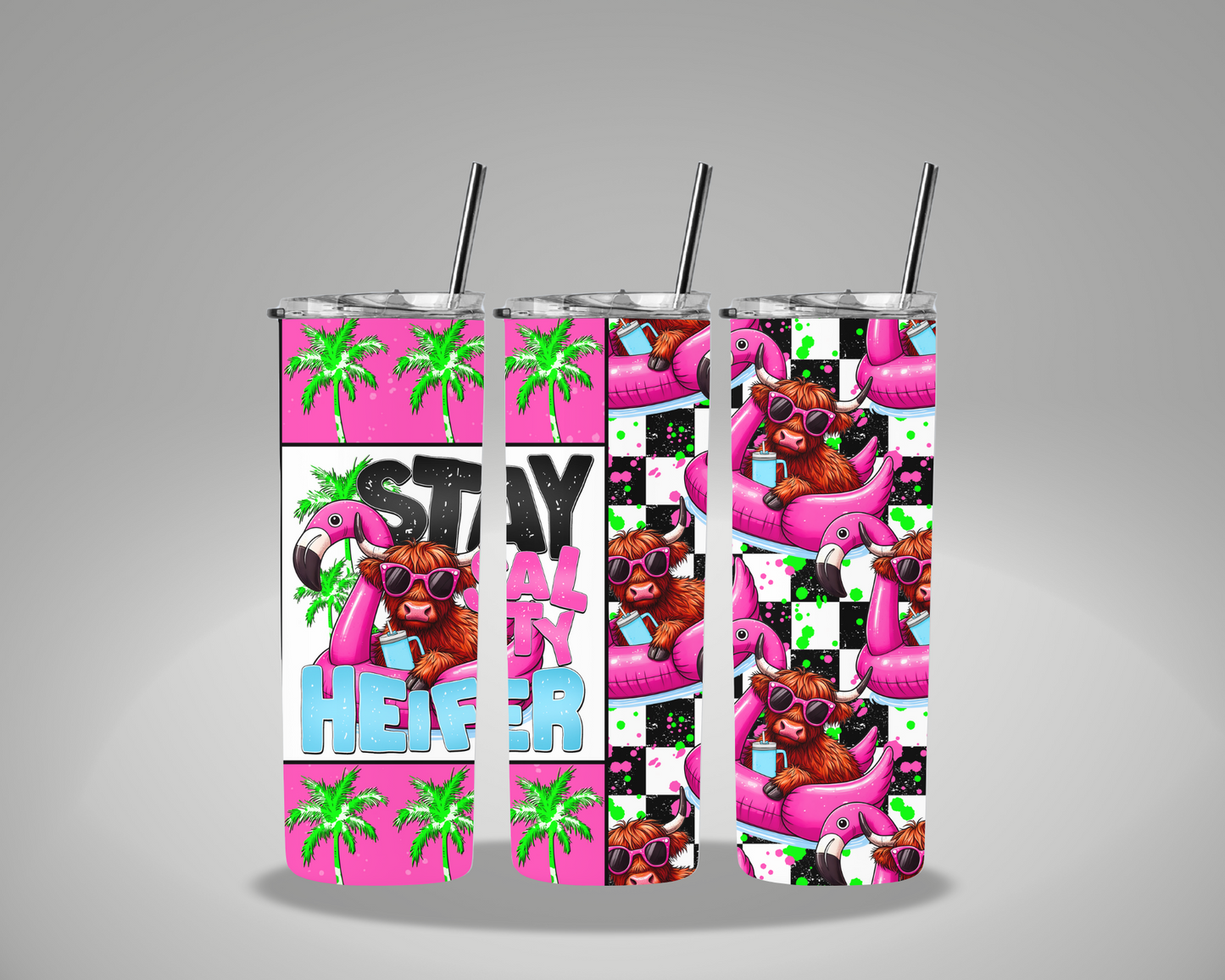 Stay Heifer - 20oz Skinny Tumbler Wrap EEE EXCLUSIVE