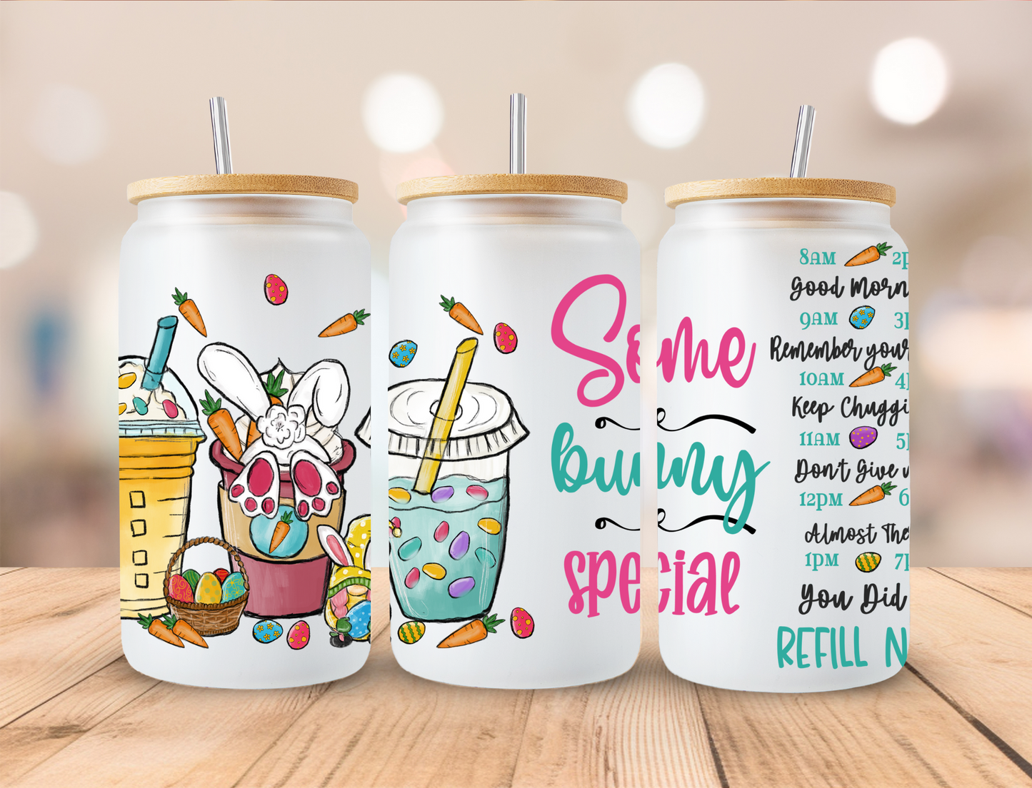 Easter Some Bunny Special - 16 oz / 20 oz Libby UV DTF Wrap