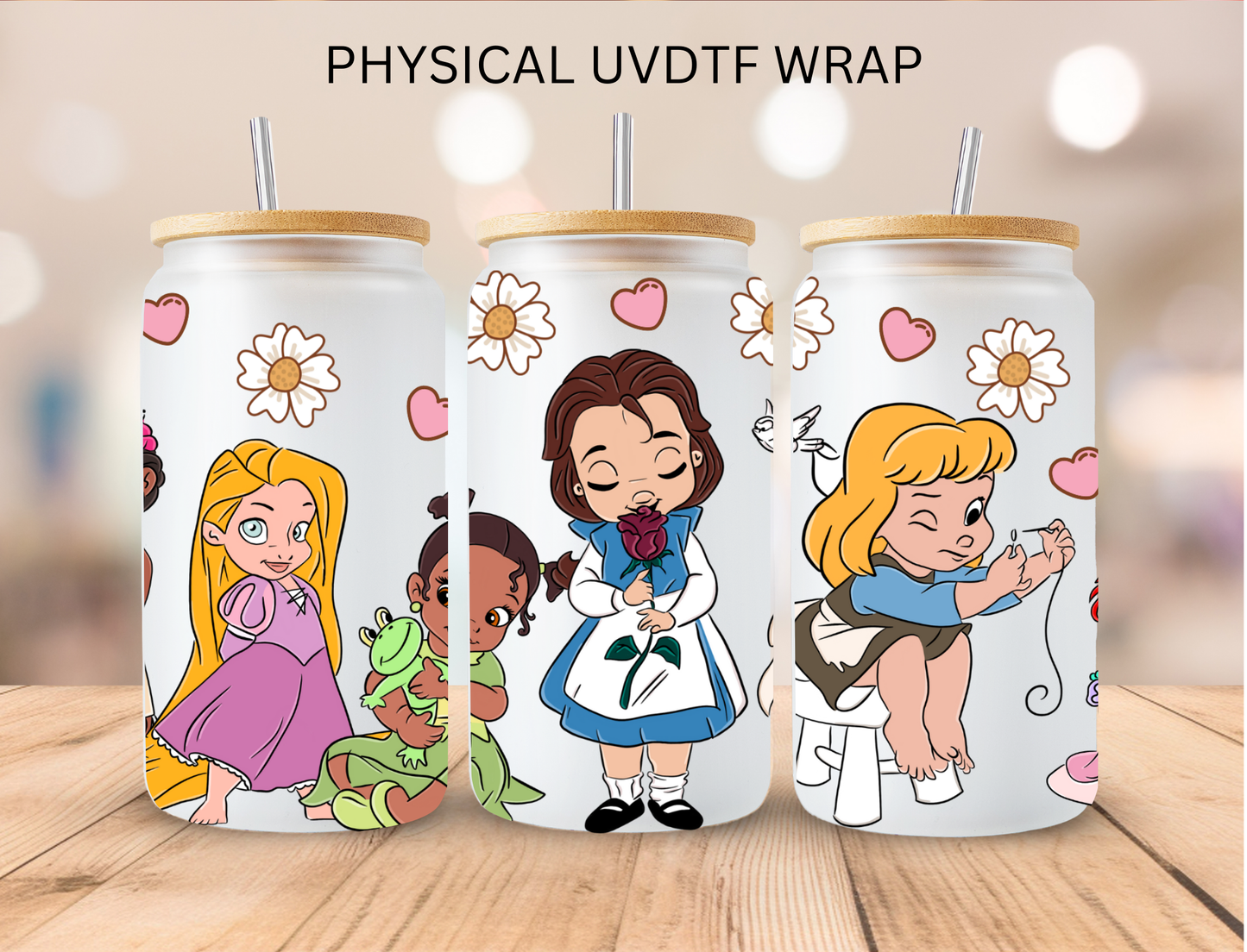 Young Princesses - 16 oz / 20 oz Libby UV DTF