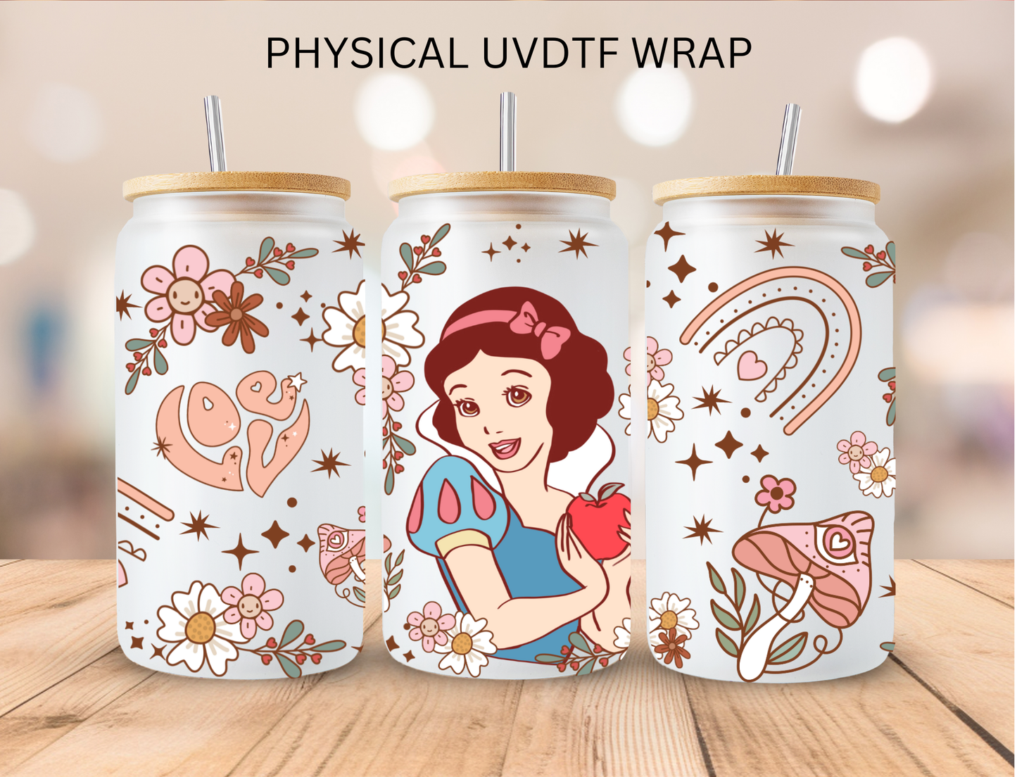 Boho Poison Apple Princess - 16 oz / 20 oz Libby UV DTF