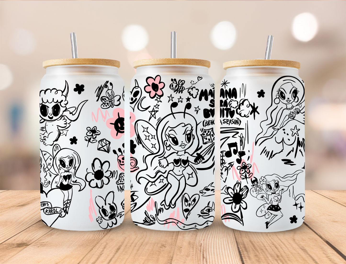 KG Fairy - 16 oz / 20 oz Libby UV DTF Wrap