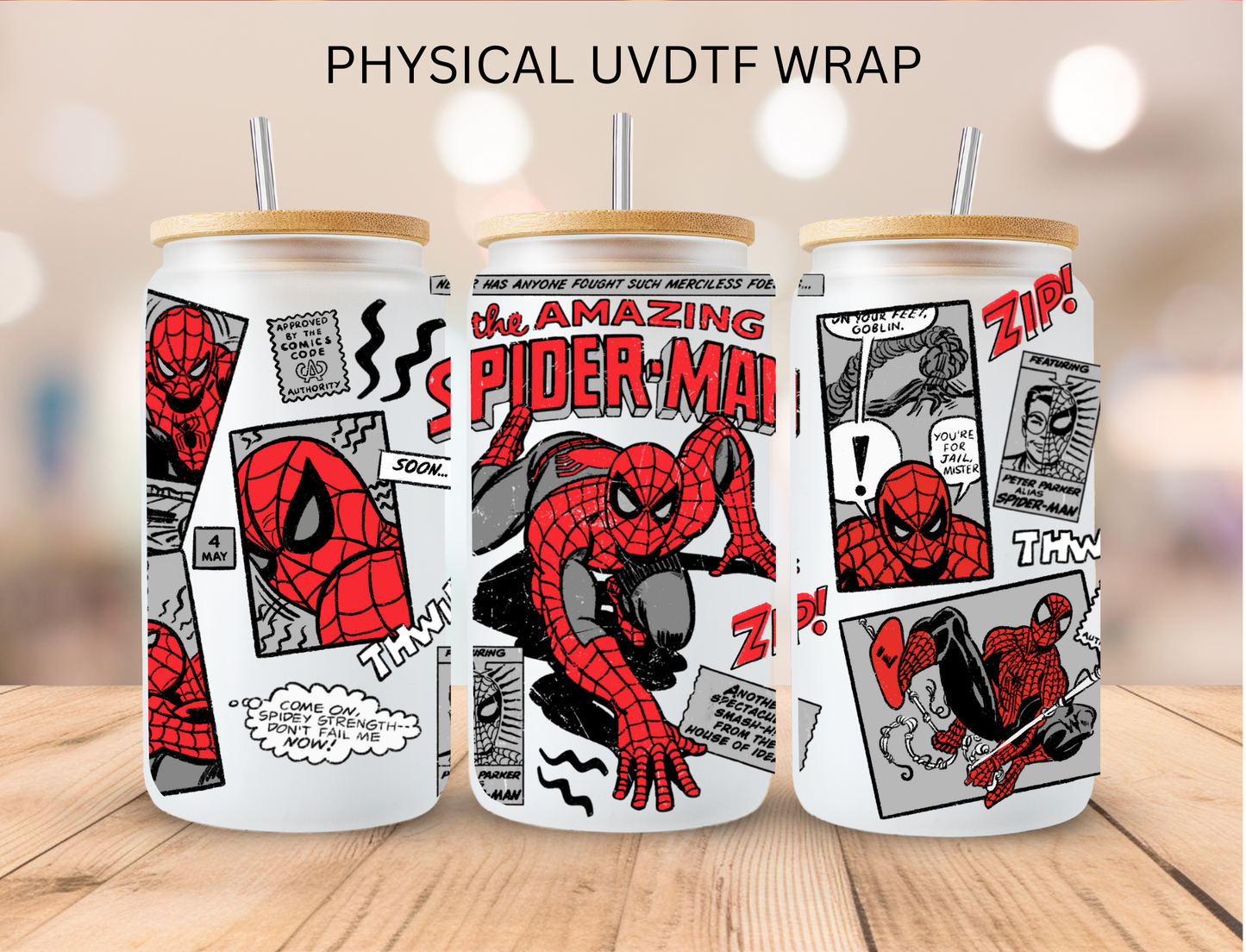 Spider Hero - 16 oz / 20 oz Libby UV DTF