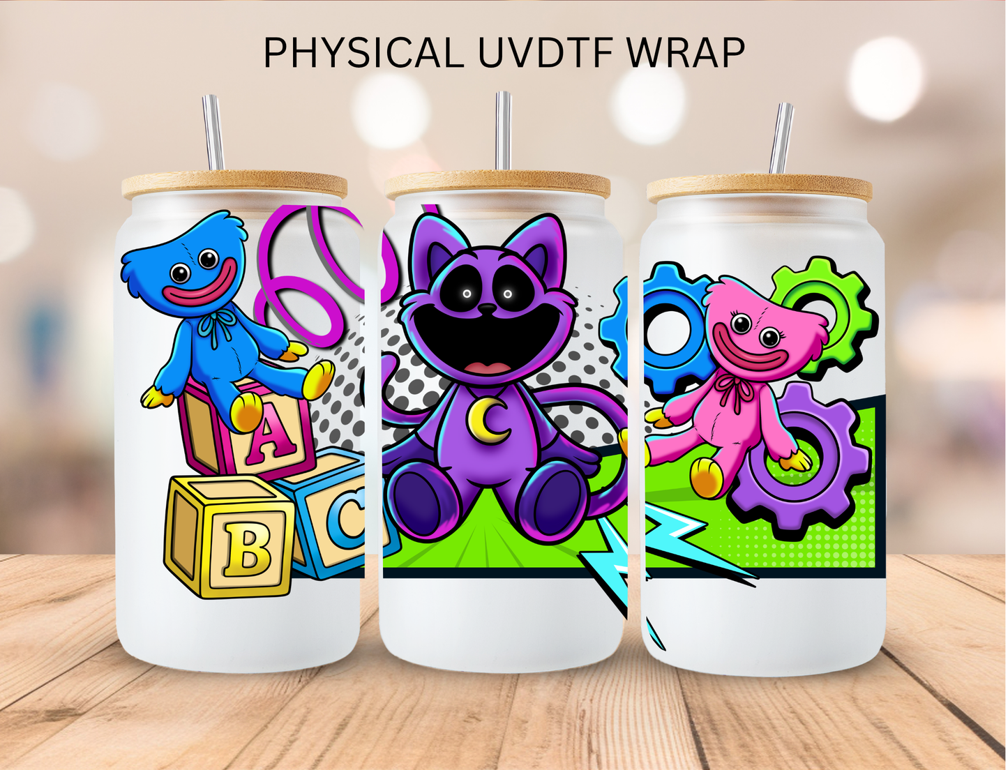 Poppy - 16 oz / 20 oz Libby UV DTF Wrap