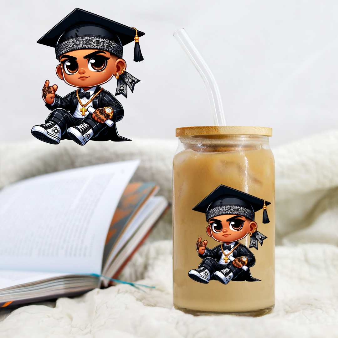 Chicano Graduation Bandana - UV DTF Libby Decal