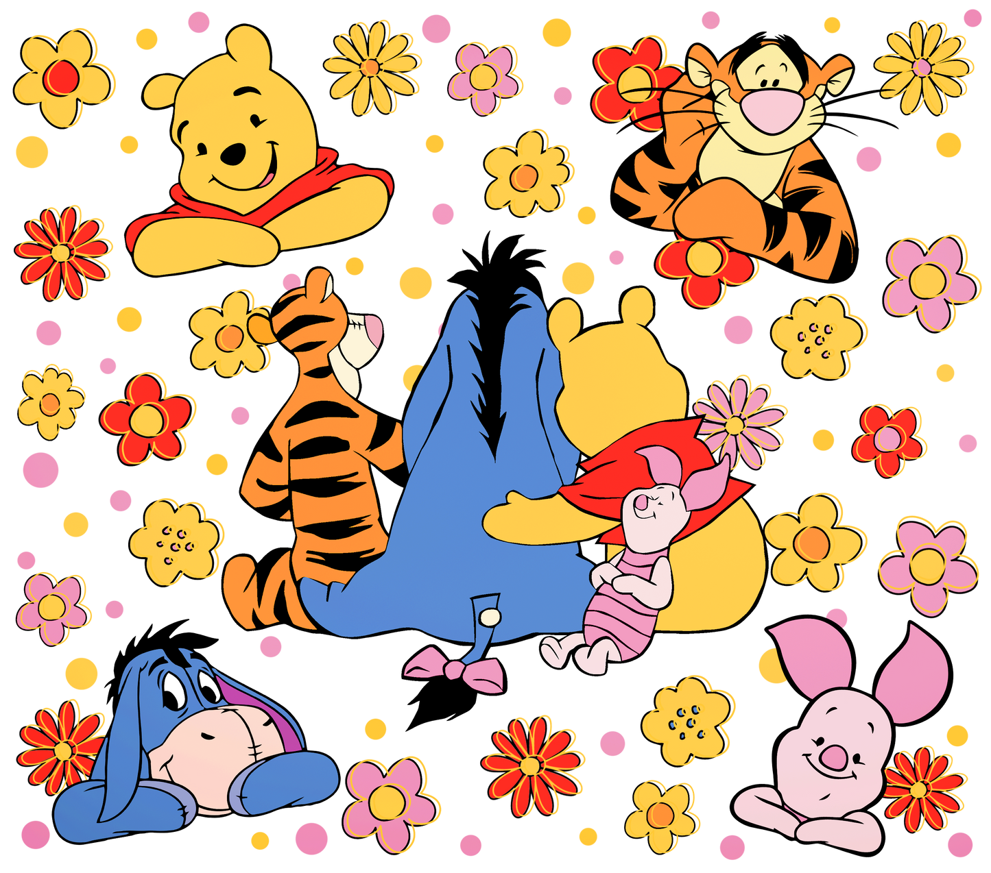 Bear And Friends - 20 Oz Sublimation Transfer