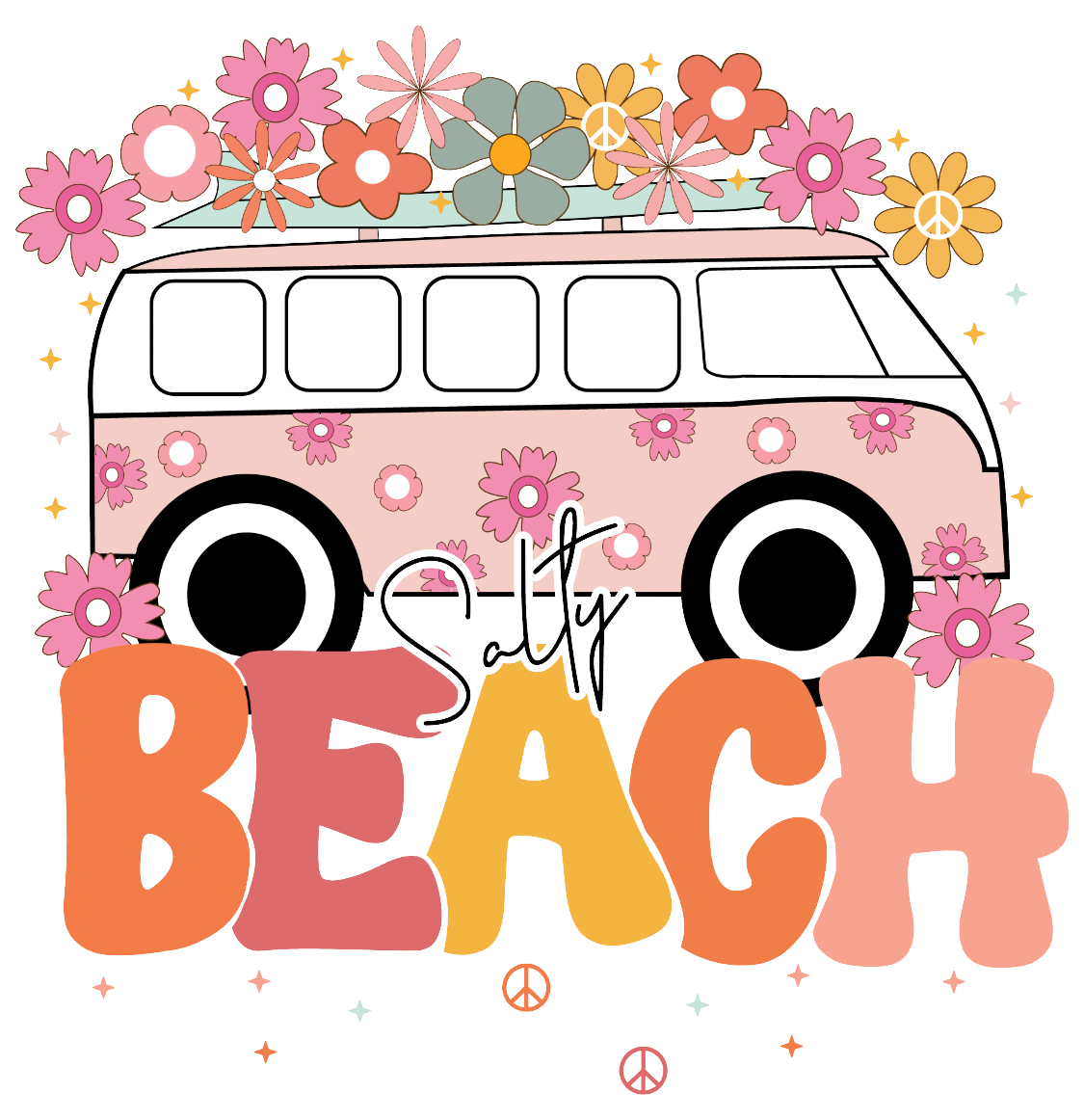 Salty Beach Car - UVDTF decals