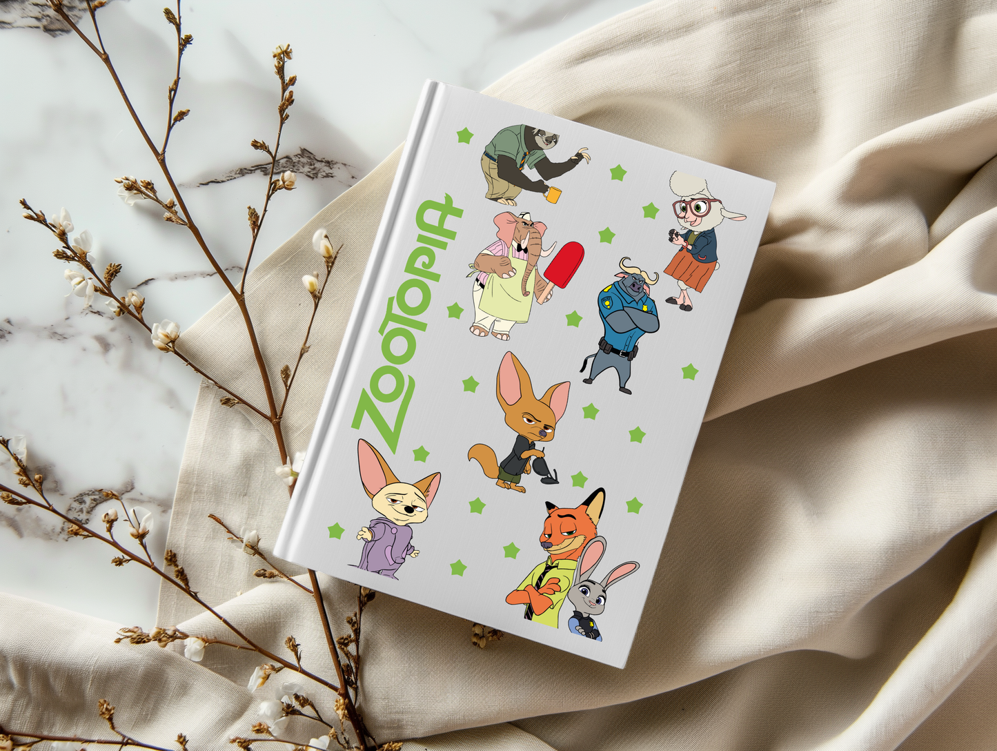 Zootopia - A5 Notebook UV DTF Wrap