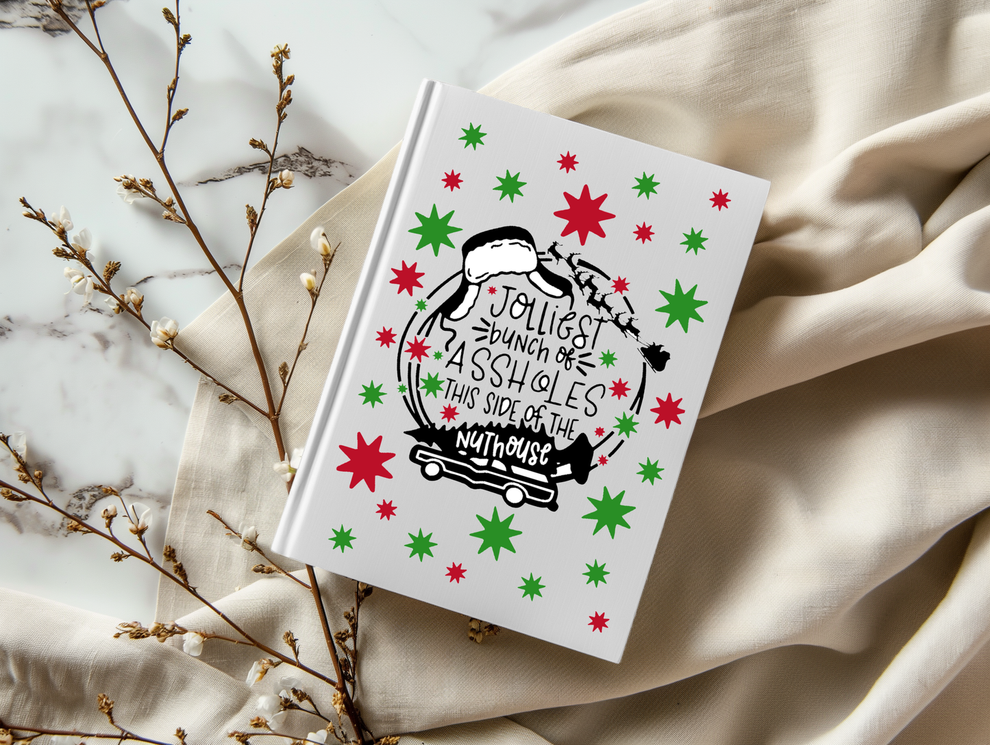 Christmas Nuthouse The Christmas Story - A5 Notebook UV DTF Wrap