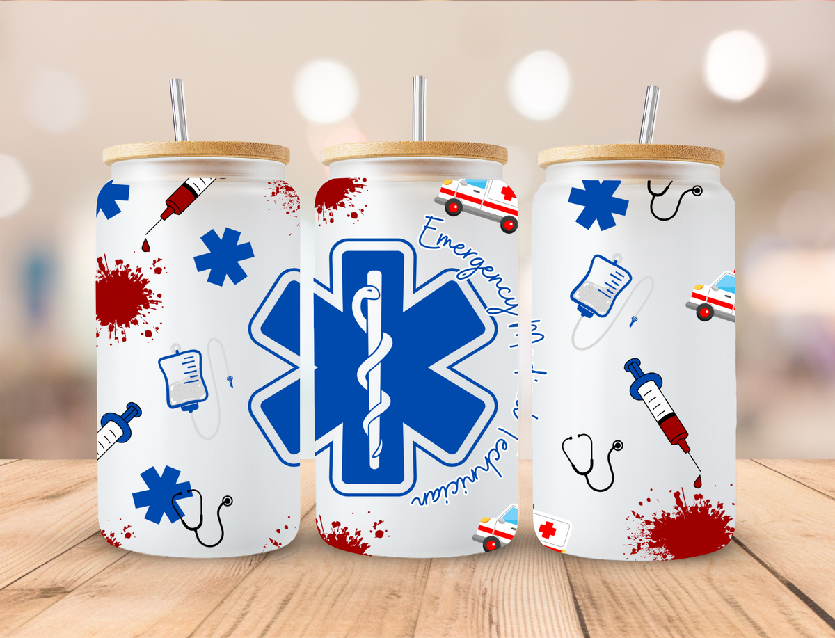 EMT Paramedic - 16 oz Libby UV DTF