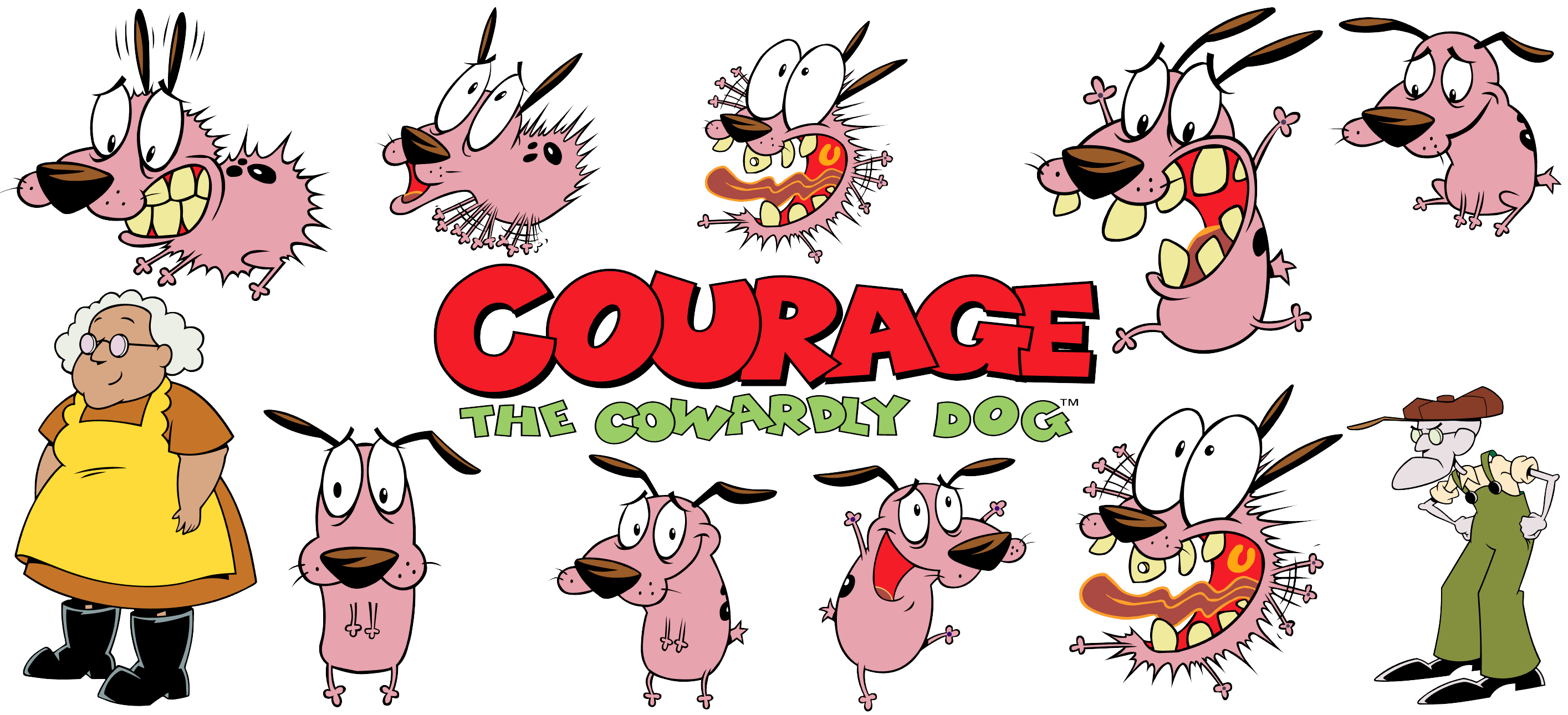 Courage The Cowardly Dog - 16 oz Libby UV DTF Wrap RTS – Southern