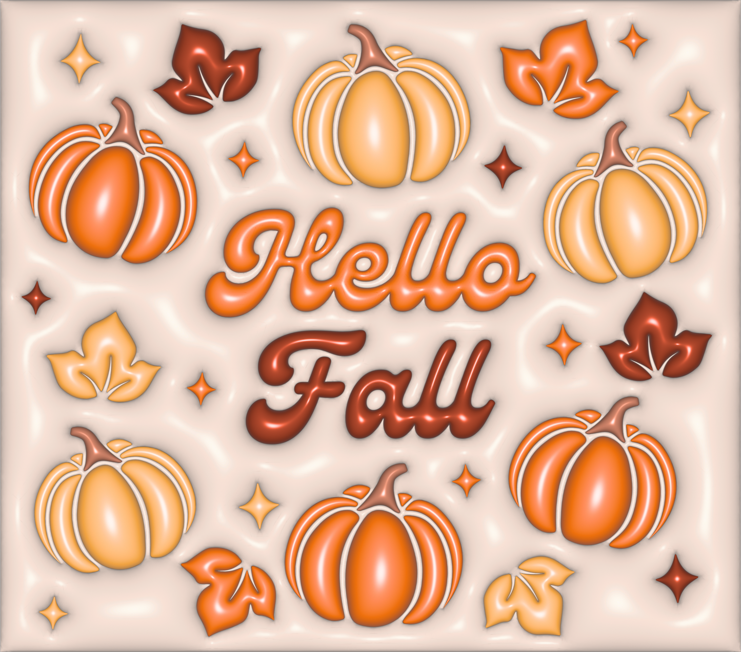 Hello Fall - 20 Oz Sublimation Transfer