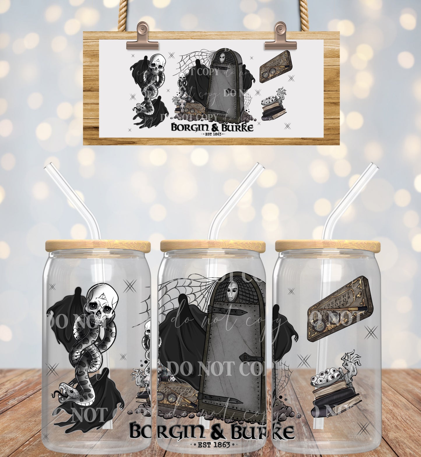 Christmas Baked Cookies - 16 oz / 20 oz Libby UV DTF Wrap (Copy)