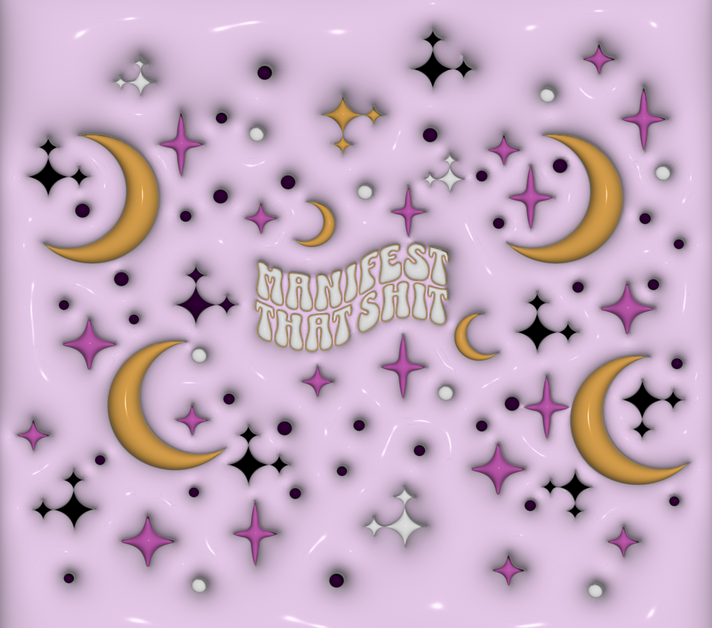 Inflated Puffy Manifest - 3D Inflated 20 Oz Sublimation Transfer