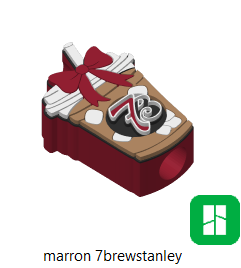 Maroon 7 Brew - 3D Printed Straw Topper