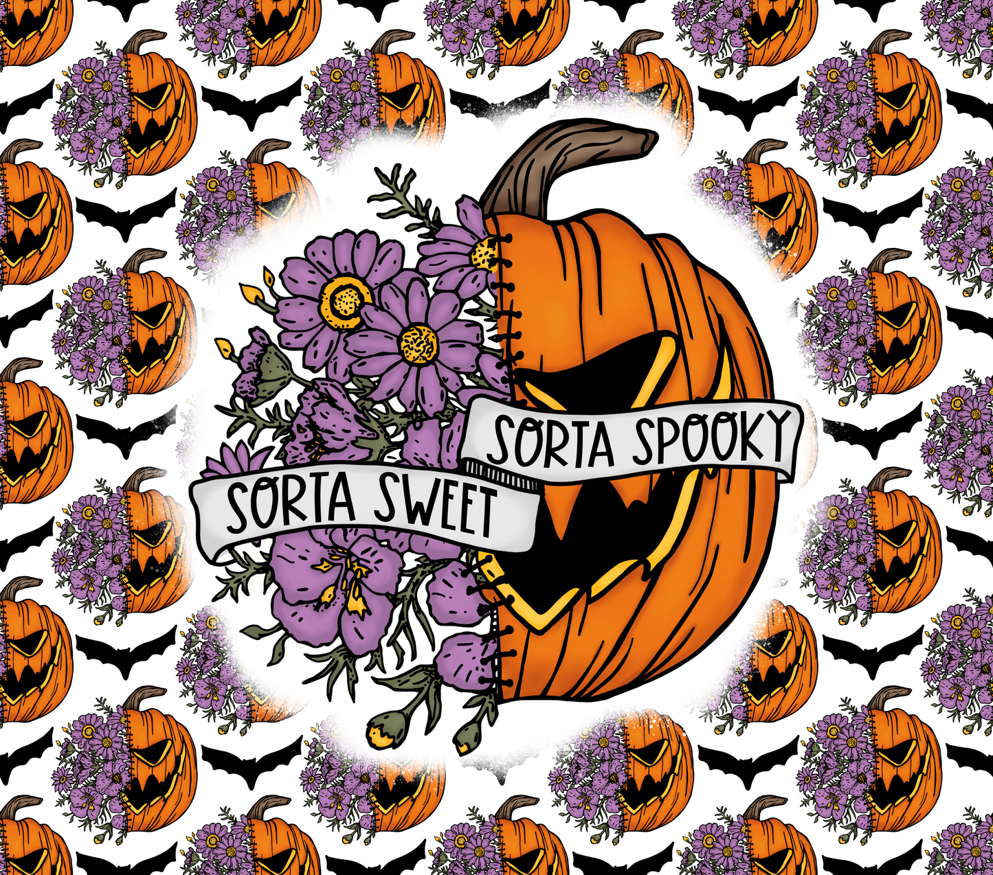 Halloween Multi Sorta Sweet Sorta Spooky - 20 Oz Sublimation Transfer