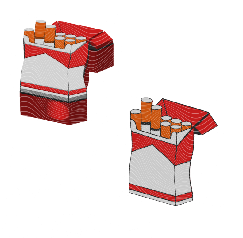 Cigs - 3D Printed Straw Topper