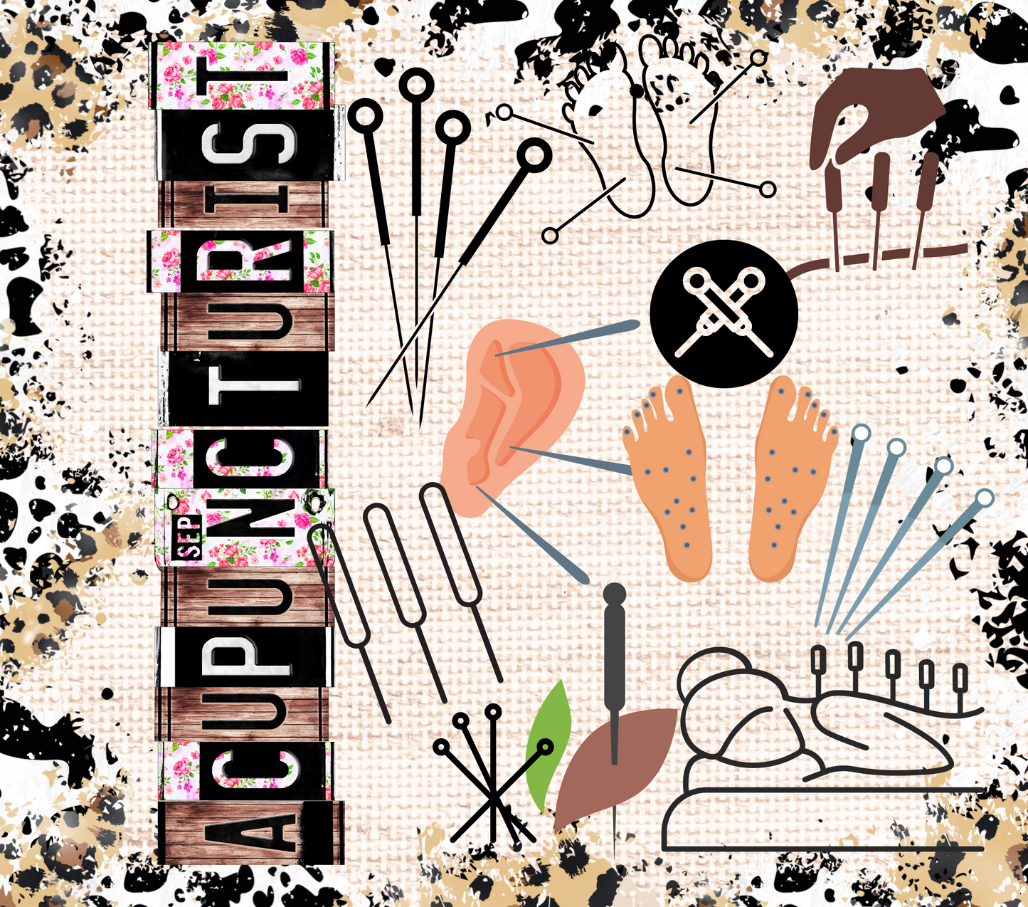 Acupuncturist - 20 Oz Sublimation Transfer