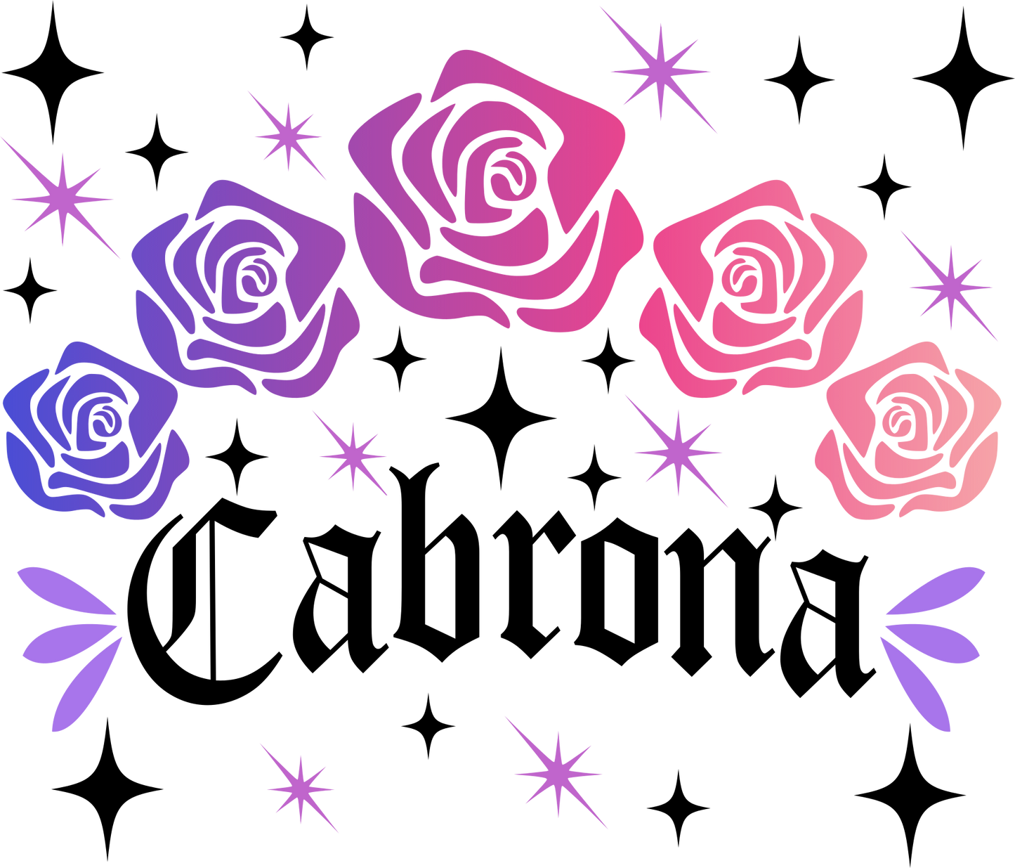 Cabrona - 16 oz Skinny Tumbler Strata Wrap