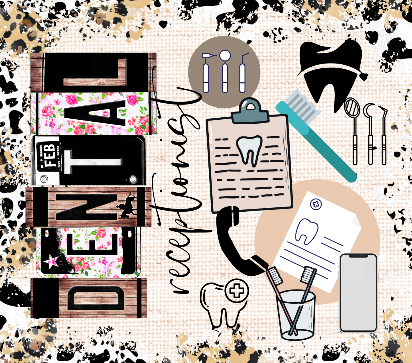 Dental Receptionist - 20 Oz Sublimation Transfer