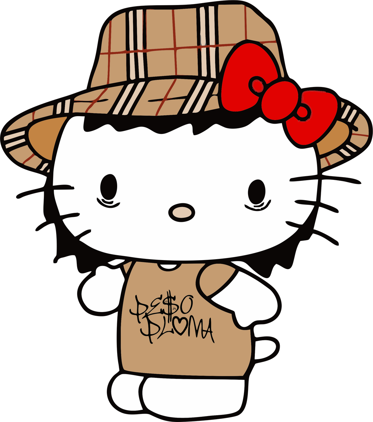 Peso Pluma Kitty - UVDTF decals