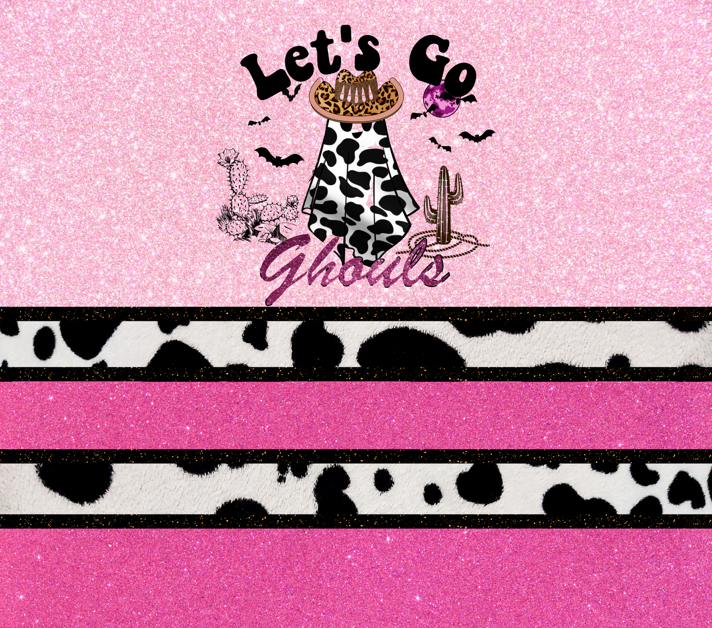 Halloween Lets Go Ghouls - 20 Oz Sublimation Transfer