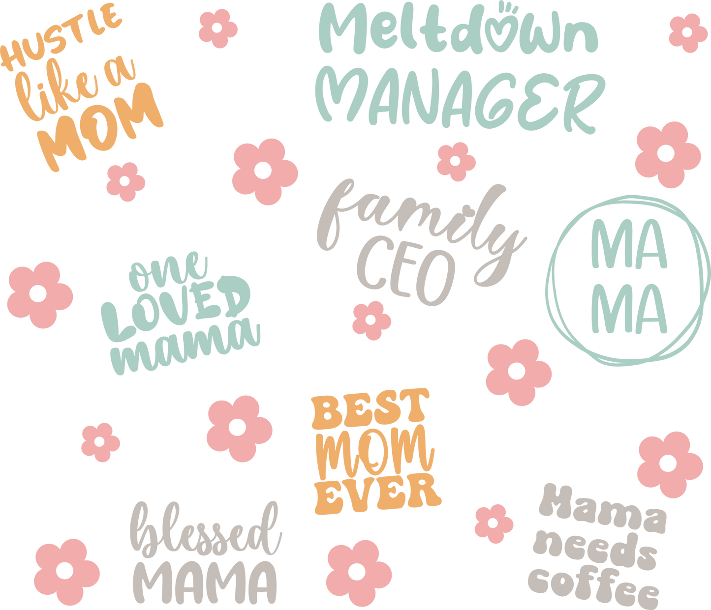 Mama Quotes - 16 Oz Strata Wrap