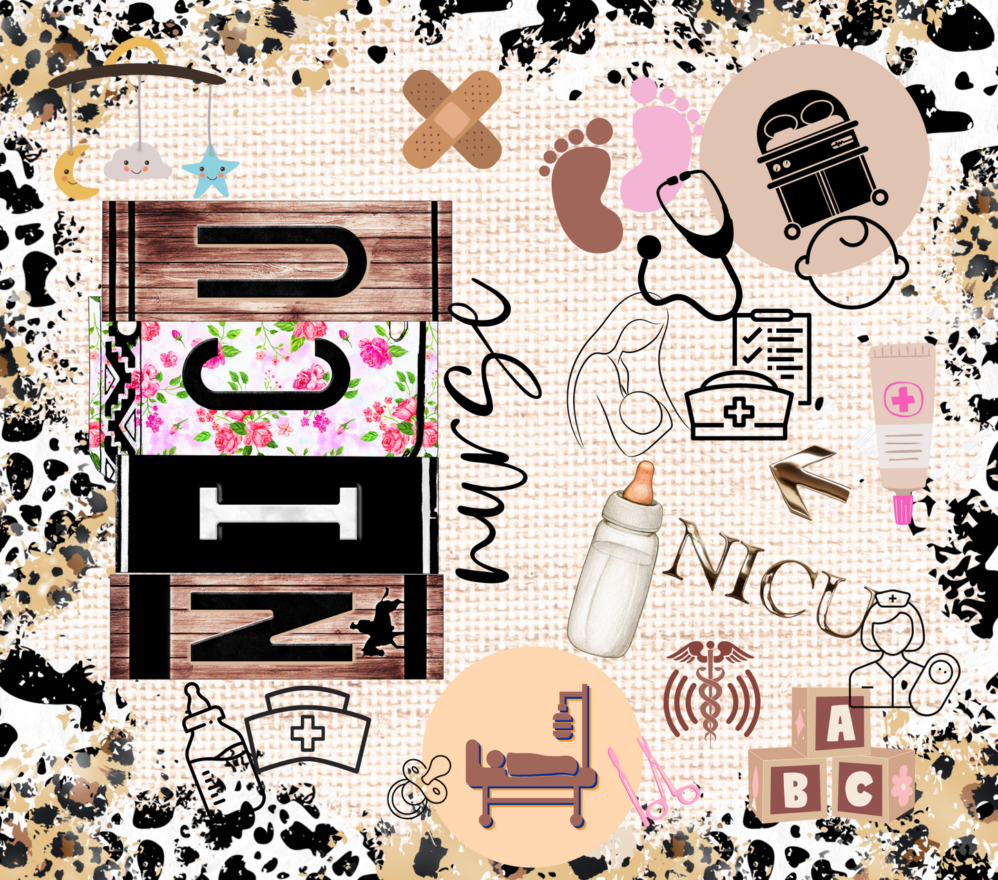 NICU Nurse - 20 Oz Sublimation Transfer