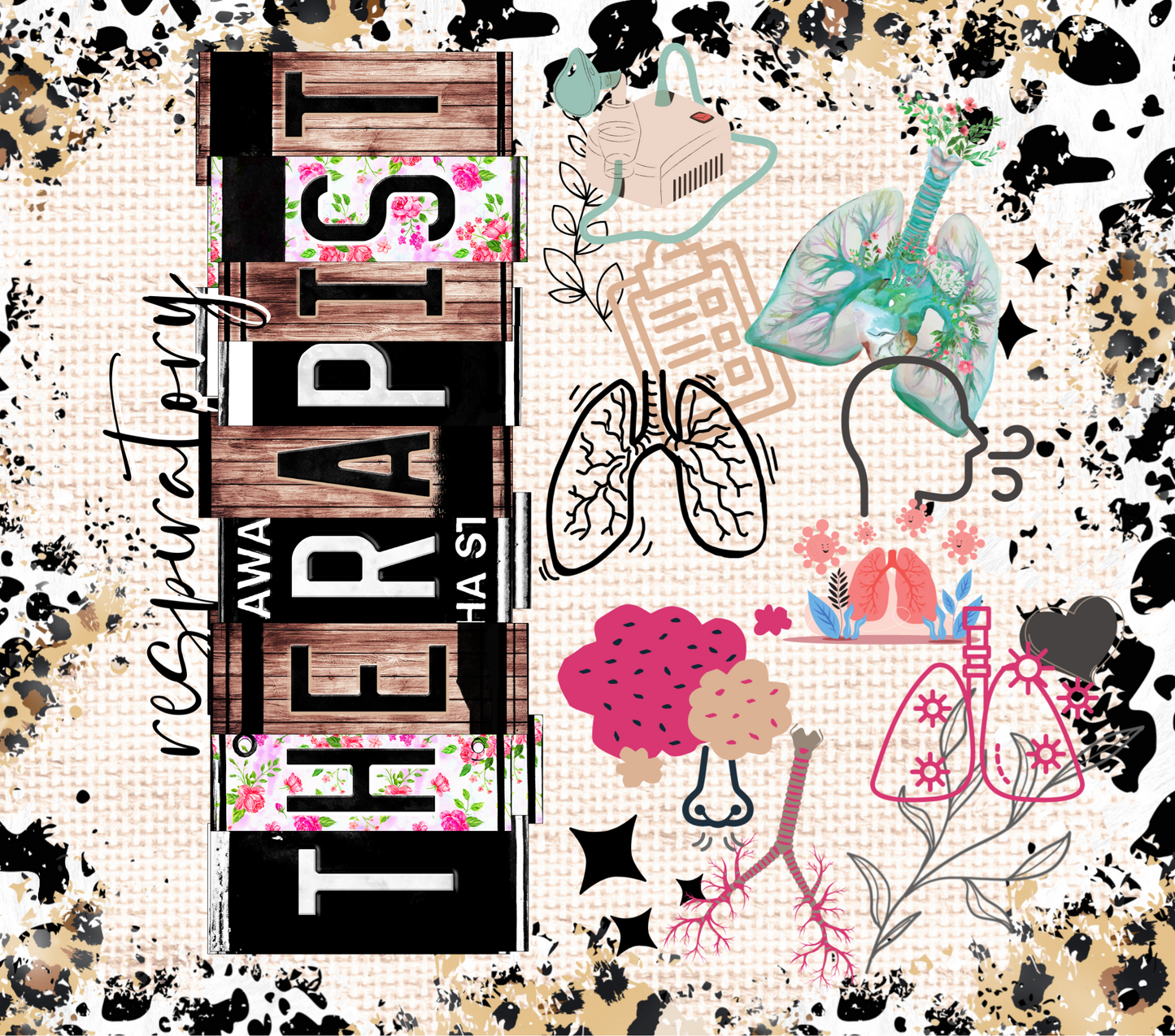 Respiratory Therapist - 20 Oz Sublimation Transfer