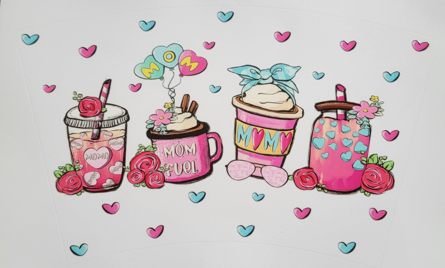 Best Mom Coffee - 24 oz cold cup Wrap RTS